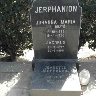 JERPHANION Jacobus 1897-1988 &amp; Johanna Maria BRAYE 1898-1958 :: JERPHANION Jeanette 1910-1990