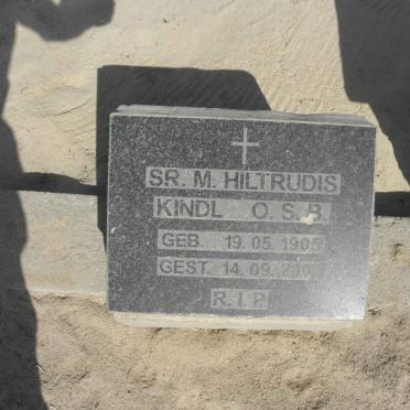 KINDL M. Hiltrudis 1905-2002