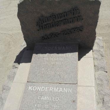 KONDERMANN Camillo 1931-2005 &amp; Luise Elisabeth Hildagard MENGES 1933-1995 :: KONDERMANN Markwarth 1963-1983