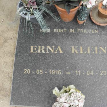 KLEIN Erna 1916-2005