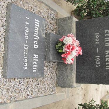 KLEIN Erna 1906-1953 :: KLEIN Manfred 1930-1955