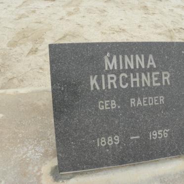 KIRCHNER Minna nee RAEDER 1889-1956