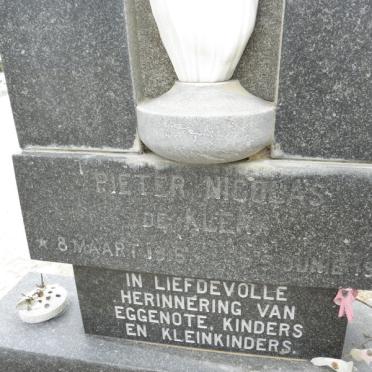 KLERK Pieter Nicolas, de 1916-1991