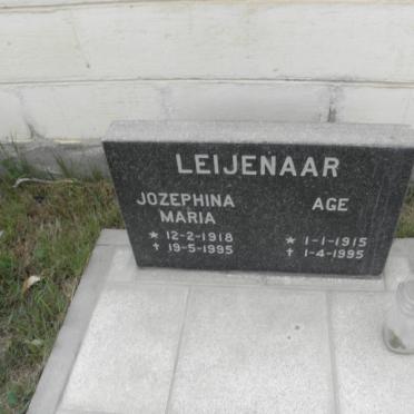 LEIJENAAR Age 1915-1995 &amp; Jozephina Maria 1918-1995