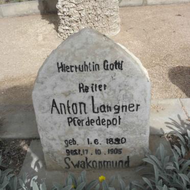 LANGNER Anton 1880-1905