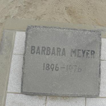 MEYER Barbara 1896-1976