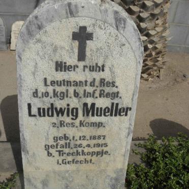 MUELLER Ludwig  1887-1915