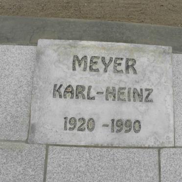 MEYER Karl-Heinz 1920-1990