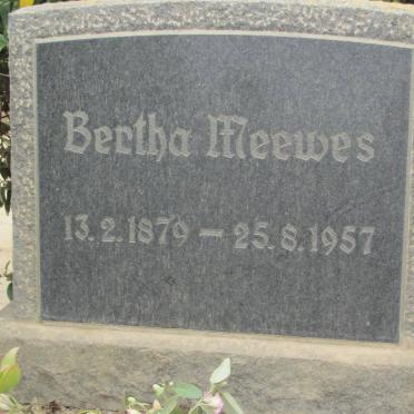 MEEWES Bertha 1879-1957
