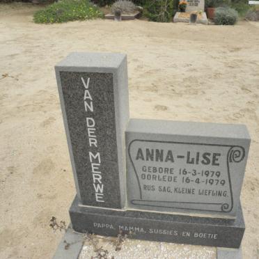 MERWE Anna-Lise 1979-1979