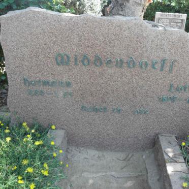 MIDDENDORFF Hermann 1886-1975 &amp; Lotte 1897-1978