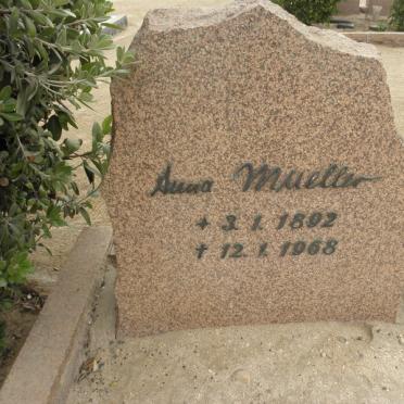 MUELLER Anna 1892-1968