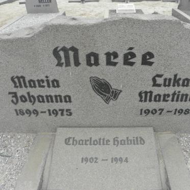 MAREE Lukas Martinus 1907-1984 &amp; Maria Johanna 1899-1975 :: HABILD Charlotte 1902-1994