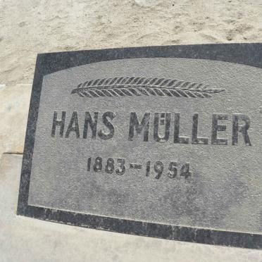 MÜLLER Hans 1883-1954