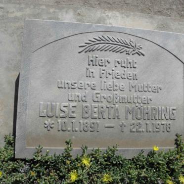 MÖHRING Fritz Robert 1885-1952 &amp; Luise Berta 1891-1978 :: BINDING Therese Luise nee MÖHRING 1917-2009