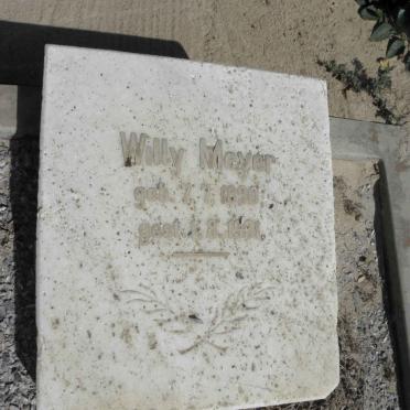 MEYER Willy 1890-1931