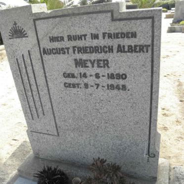 MEYER August Friedrich Albert 1890-1948