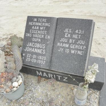 MARITZ Jacobus Johannes 1920-1992