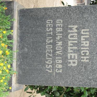 MULLER Ulrich 1883-1957