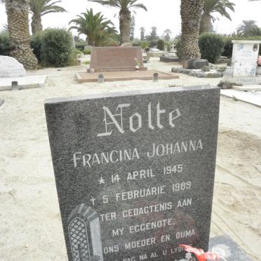 NOLTE Francina Johanna 1945-1989