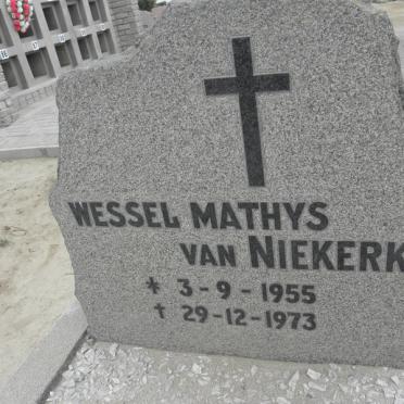 NIEKERK Wessel Mathys, van 1955-1973