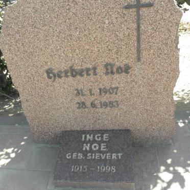 NOE Herbert 1907-1983 &amp; Inge SIEVERT 1915-1998