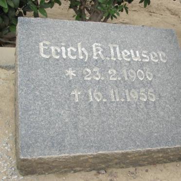 NEUSER Erich R. 1906-1955
