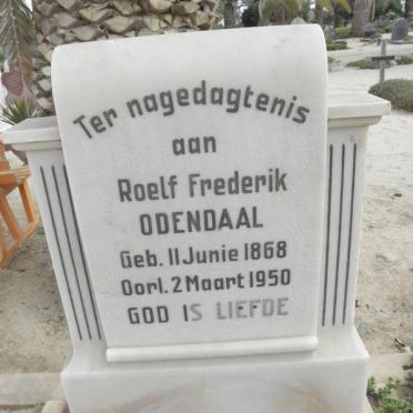 ODENDAAL Roelf Frederik 1868-1950