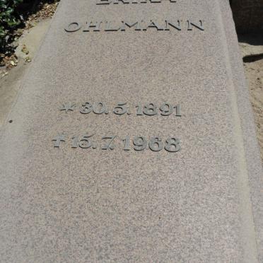 OHLMANN Marcel 1898-1976 &amp; Erika 1891-1968