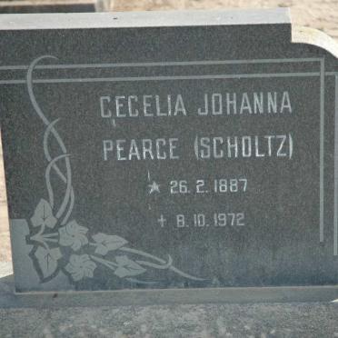 PEARCE Cecelia Johanna nee SCHOLTZ 1887-1972