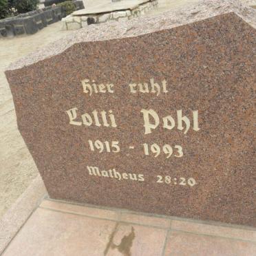 POHL Lotti 1915-1993