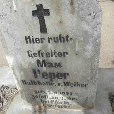 PEPER Max 1890-1915