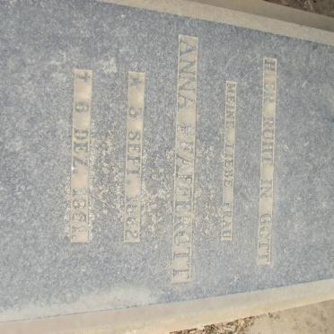 PFAFFEROTT Anna 1882-1951