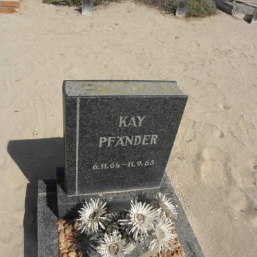 PFÄNDER Kay 1964-1965