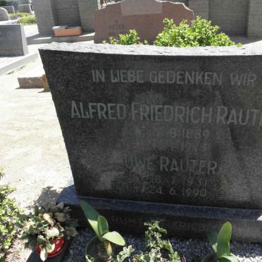 RAUTER Alfred Friedrich 1889-1973 :: RAUTER Uwe 1931-1990