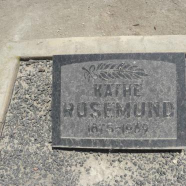 ROSEMUND Käthe 1875-1969