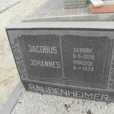 RAUBENHEIMER Jacobus Johannes 1920-1974