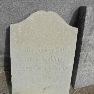 REICHE Hans Georg 1913-191?