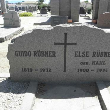 RÜBNER Guido 1879-1972 &amp; Else KAHL 1900-1994