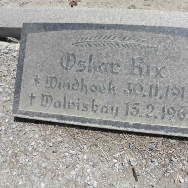 RIX Oskar 1917-1964 &amp; Ursula C.M. GERLACH 1920-1997