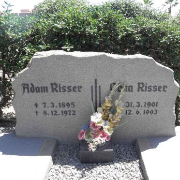 RISSER Adam 1895-1971 &amp; Lena 1901-1993