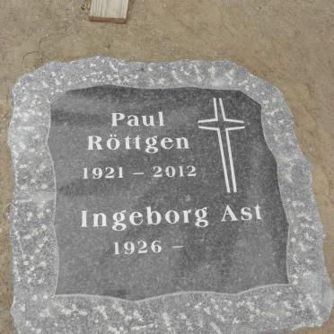 RÖTTGEN Paul 1921-2012 :: AST Ingeborg 1926-