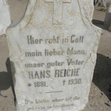 REICHE Hans 1881-1930