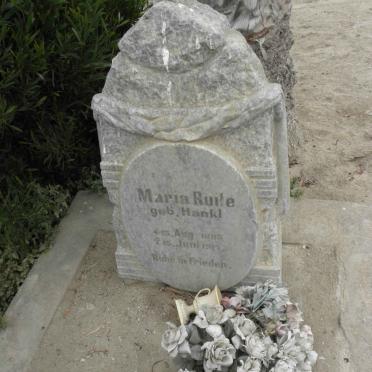 RUILE Maria nee HANKL 1885-1917