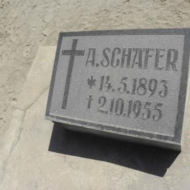 SCHÄFER A. 1893-1955