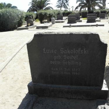 SAKOLOFSKI Luise voorheen SCHILLING nee SEIDEL 1883-1960