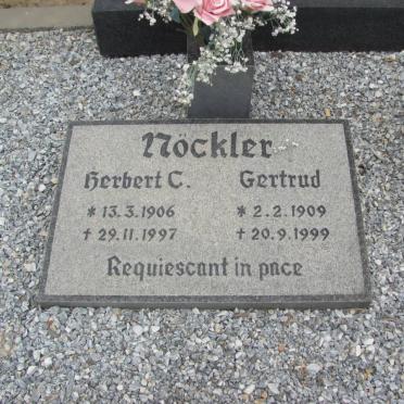 NÖCKLER Herbert C. 1906-1997 &amp; Gertrud 1909-1999