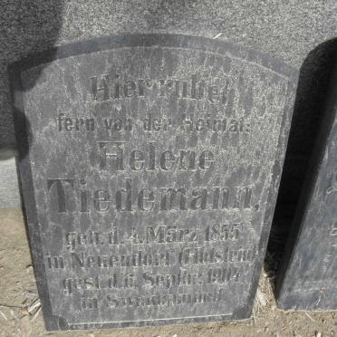 TIEDEMANN Helene 1855-1904