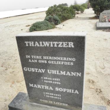 THALWITZER Gustav Uhlmann 1927-1996 &amp; Martha Sophia 1927-2011