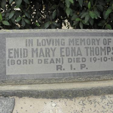 THOMPSON Enid Mary Edna nee DEAN -1960